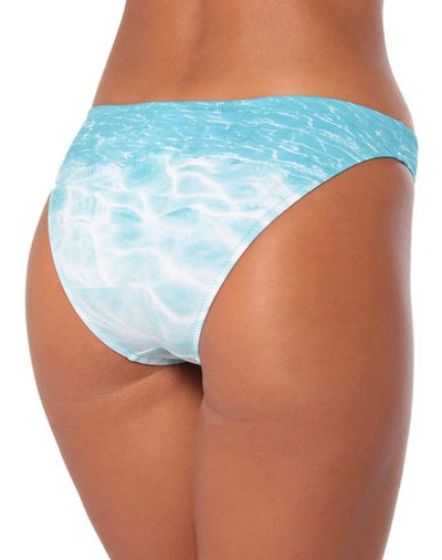 Shop Moschino Bikini Bottoms In Azure