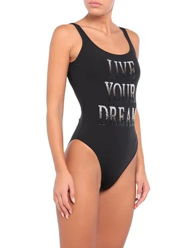 Shop Alberta Ferretti One-piece Swimsuits In Black