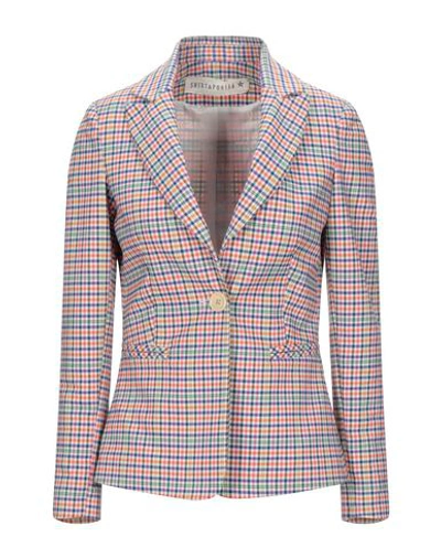 Shop Shirtaporter Suit Jackets In Orange