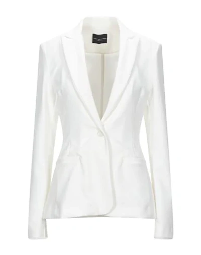 Shop Atos Lombardini Suit Jackets In White