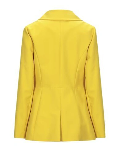 Shop Dice Kayek Suit Jackets In Yellow