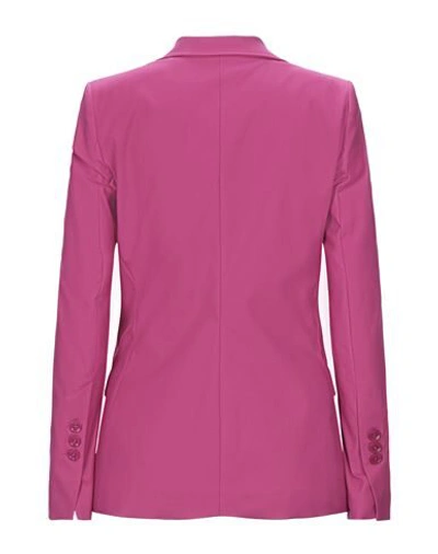 Shop Atos Lombardini Suit Jackets In Fuchsia