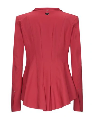High By Claire Campbell Sartorial Jacket In Red