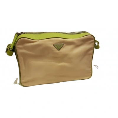Pre-owned Prada Re-nylon Beige Cloth Handbag