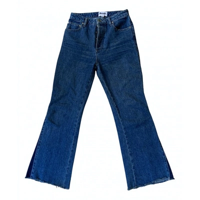 Pre-owned Rouje Spring Summer 2019 Blue Cotton Jeans