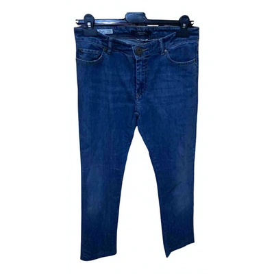 Pre-owned Max Mara Blue Denim - Jeans Jeans