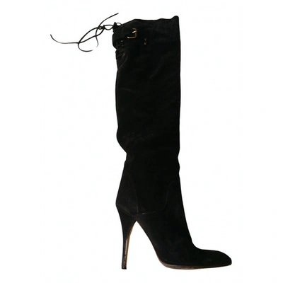 Pre-owned Chloé Black Suede Boots