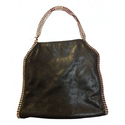 Pre-owned Stella Mccartney Falabella Black Cloth Handbag