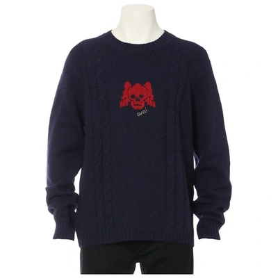 Pre-owned Gucci Navy Wool Knitwear & Sweatshirts