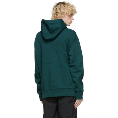 Shop A-cold-wall* Blue Contour Line Hoodie In Atlantic