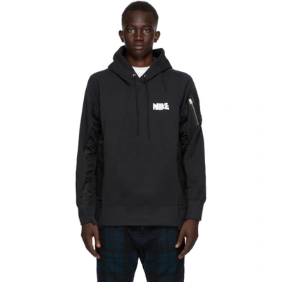 Shop Nike Black Sacai Edition Nrg Hoodie