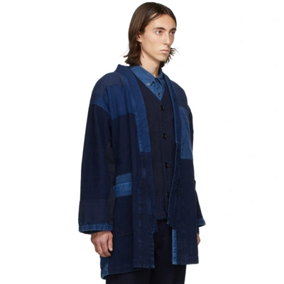 Shop Blue Blue Japan Blue Patchwork Haori Coat In One 99
