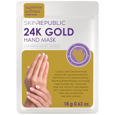 Shop Skin Republic 24k Gold Foil Hand Mask 18g
