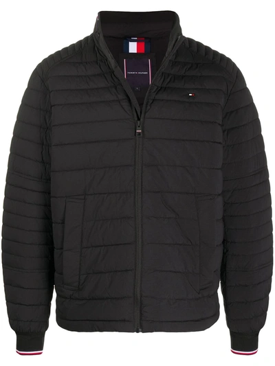 Shop Tommy Hilfiger Flex Quilted Jacket In Black