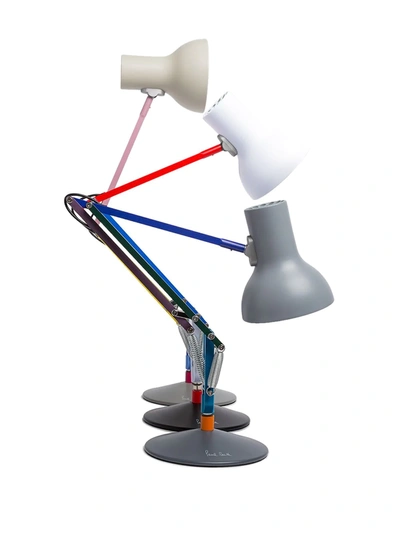 Shop Anglepoise X Paul Smith Type 75 Desk Lamp In Grey