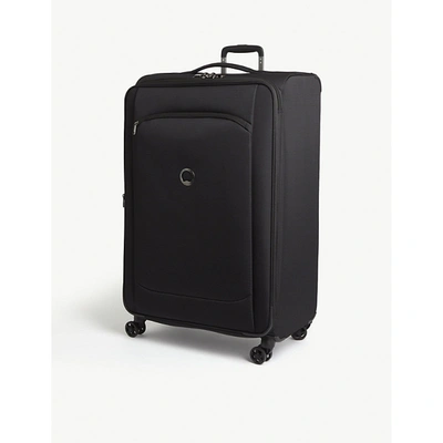 Delsey Montmartre Air 2.0 Four-wheel Recycled Woven Suitcase 83cm In Black  | ModeSens