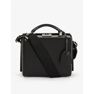 Shop Mark Cross Gerald Textured Leather Briefcase In Black