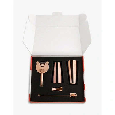 Shop Alessi Copper Stainless Steel Cocktail Gift Set