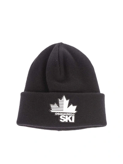Shop Dsquared2 Ski Beanie Hat In Black