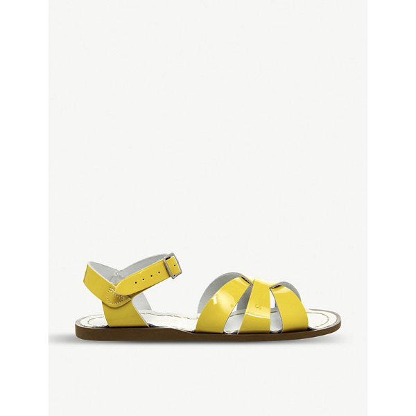 saltwater leather sandals