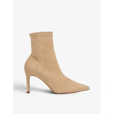 Shop Lk Bennett Allie Stretch-suede Ankle Boot In Bei-trench