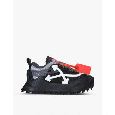 Shop Off-white Odsy-1000 Leather Trainers