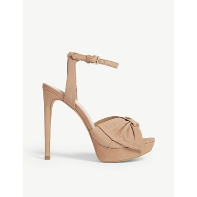 Shop Aldo Sublimity High Wedge Sandals In Natural