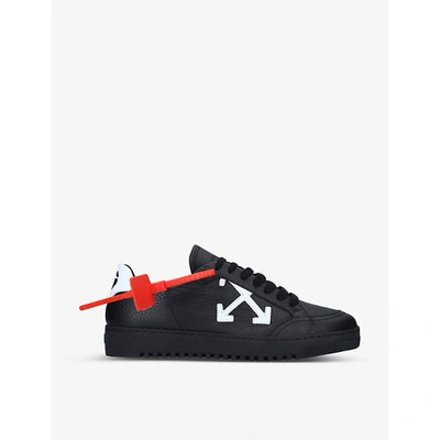 Shop Off-white Arrow 2.0 Leather Trainers
