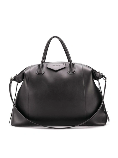 Shop Givenchy Large Antigona Soft Travel Bag In Black