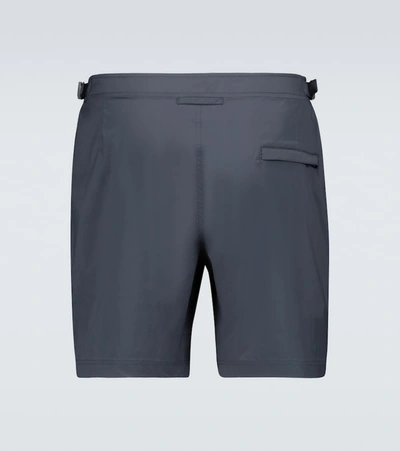 Shop Orlebar Brown Bulldog Sport Swim Shorts In Grey