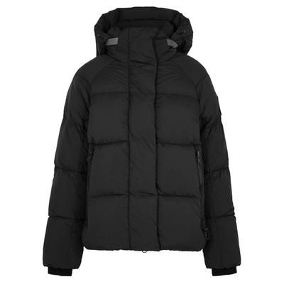 Shop Canada Goose Junction Black Quilted Enduraluxe Shell Jacket
