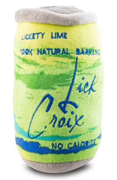 Shop Haute Diggity Dog Lick Croix Barkling Water Dog Toy In Green