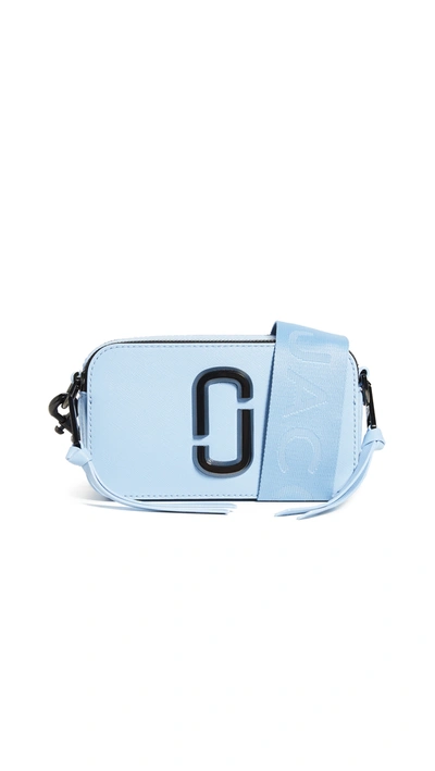 Shop The Marc Jacobs Snapshot Dtm Camera Bag In Dreamy Blue