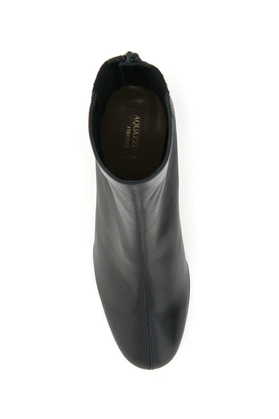 Shop Aquazzura Saint Honore' 50 Ankle Boots In Black