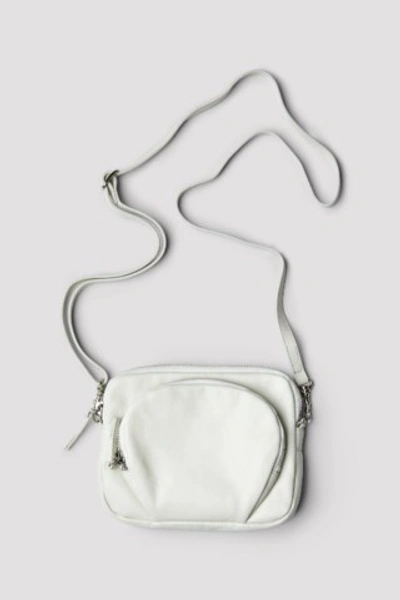 Shop Filippa K Mini Leather Bag In Ivory