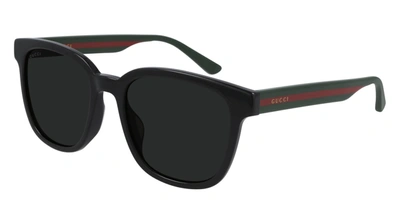 Shop Gucci Gg 0848sk 001 Rectangular / Square Sunglasses In Grey