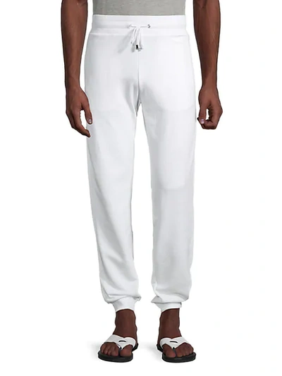 Shop Versace Felpa Tapered Sweatpants