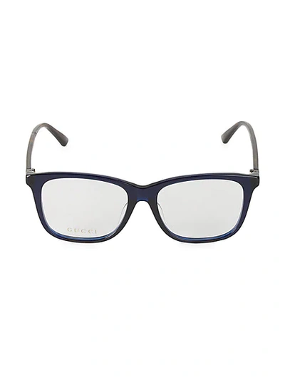 Shop Gucci Core 54mm Square Optical Glasses
