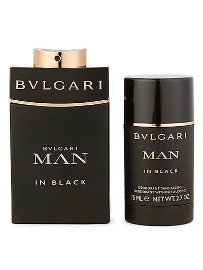 Shop Bvlgari Man In Black Eau De Parfum & Alcohol-free Deodorant 2-piece Set