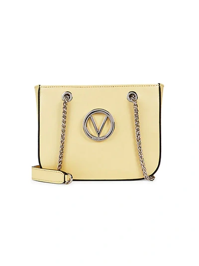 Shop Valentino By Mario Valentino Yvette Leather Chain Crossbody Bag
