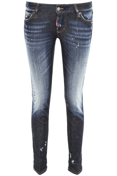 Shop Dsquared2 Jennifer Five Pockets Jeans In Blue Denim