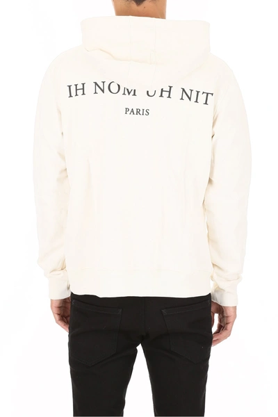 Shop Ih Nom Uh Nit Scarface Hoodie In Off White