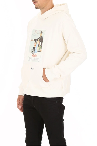Shop Ih Nom Uh Nit Scarface Hoodie In Off White