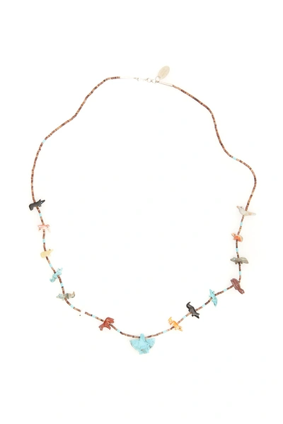 Shop Jessie Western Necklace With Animals In Multicolor