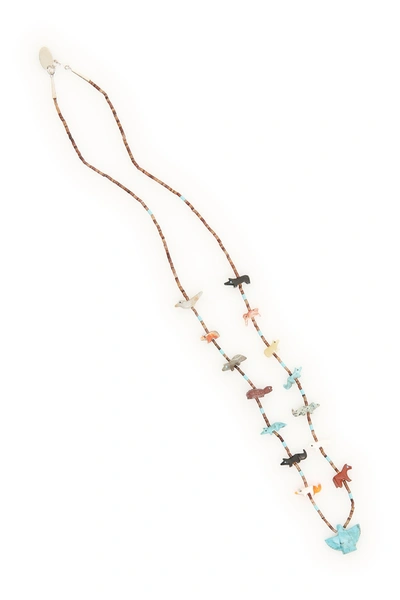 Shop Jessie Western Necklace With Animals In Multicolor