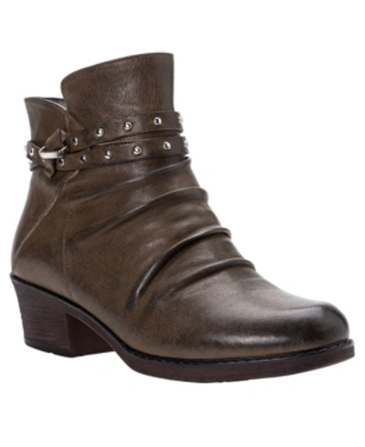 Shop Propét Women's Roxie Ankle Booties In Brown