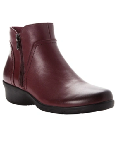 Shop Propét Women's Waverly Ankle Boots Women's Shoes In Burgundy