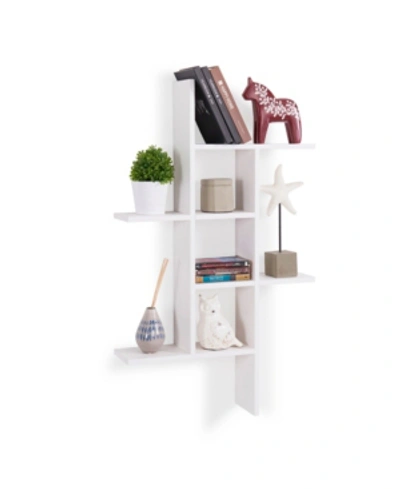 Shop Danya B . Cantilever Wall Shelf In White