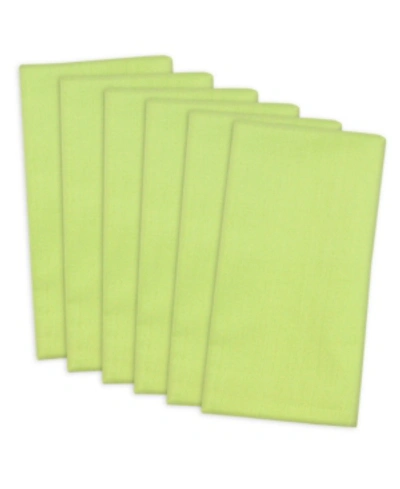 Shop Design Imports Napkin Fresh, Set Of 6 In Green