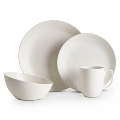 Shop Nambe Orbit 4 Piece Place Setting In Starry White
